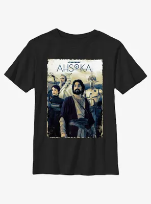 Star Wars Ahsoka Sabine Wren Ezra and Huyang Rebels Poster Youth T-Shirt