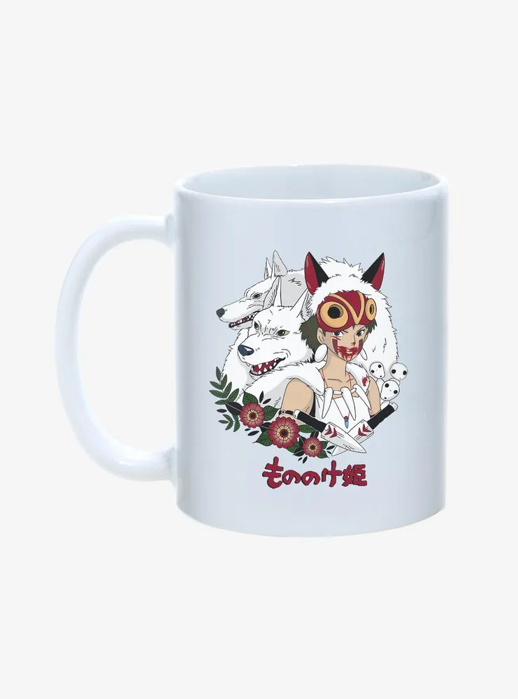Studio Ghibli Princess Mononoke Wolf Princess 11 oz Mug