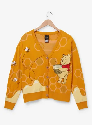 Disney Winnie the Pooh Honeycomb Bear Women's Cardigan - BoxLunch Exclusive