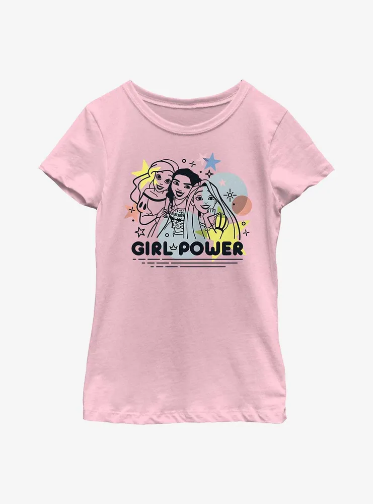 Disney Princess Girl Power Youth Girls T-Shirt