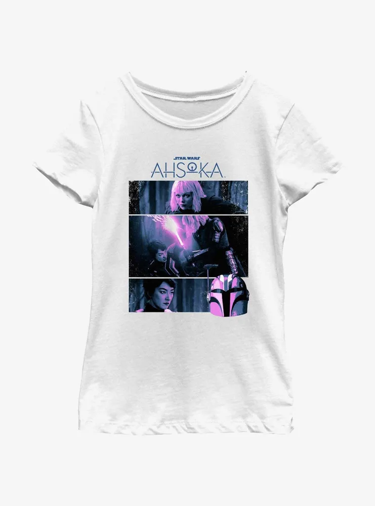 Disney Ahsoka Sabine vs. Shin Hati Lightsaber Battle Youth Girls T-Shirt