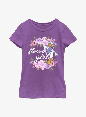 Disney Daisy Duck Flower Girl Youth Girls T-Shirt