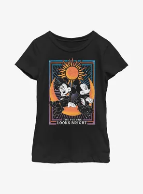 Disney Mickey Mouse The Future Looks Bright Astrology Youth Girls T-Shirt