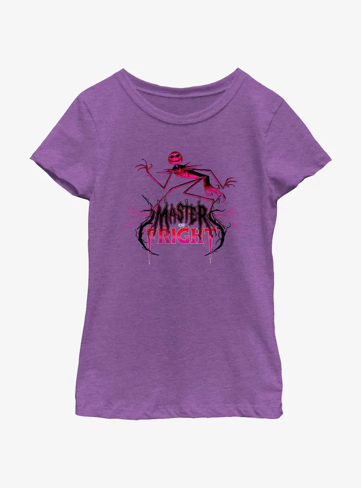 Disney The Nightmare Before Christmas Master Of Fright Jack Skellington Youth Girls T-Shirt