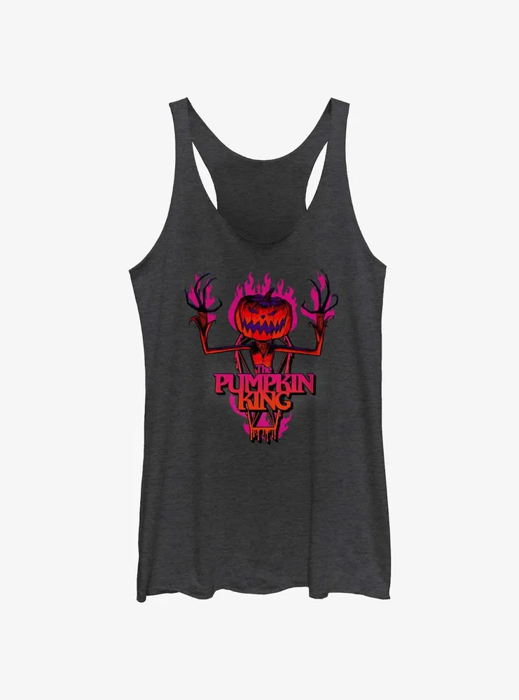 Disney The Nightmare Before Christmas Pumpkin King Jack Skellington Womens Tank Top