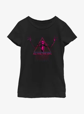Disney The Nightmare Before Christmas King Of Halloween Jack Skellington Youth Girls T-Shirt