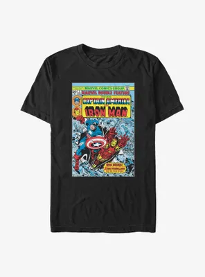Marvel Avengers Captain America & Iron Man Big Tall T-Shirt