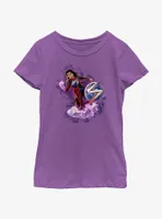 Marvel The Marvels Ms. Hero Pose Youth Girls T-Shirt