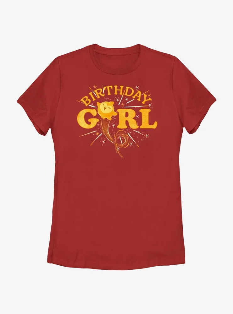 Disney Wish Star Birthday Girl Womens T-Shirt