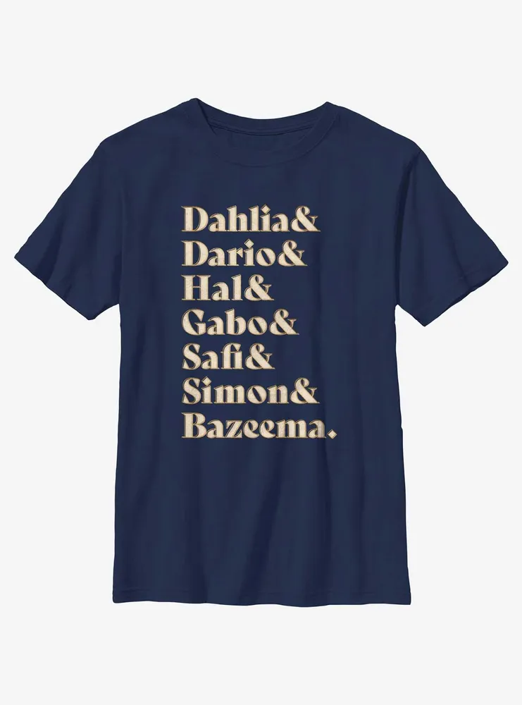 Disney Wish Dahlia & Dario Hal Gabo Safi Simon Bazeema Youth T-Shirt