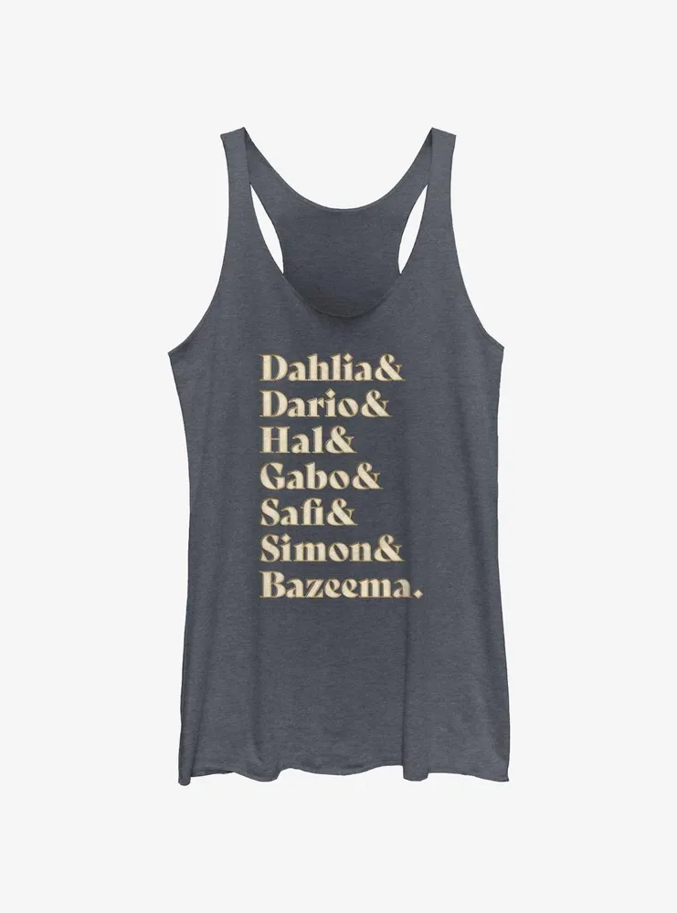 Disney Wish Dahlia & Dario Hal Gabo Safi Simon Bazeema Womens Tank Top