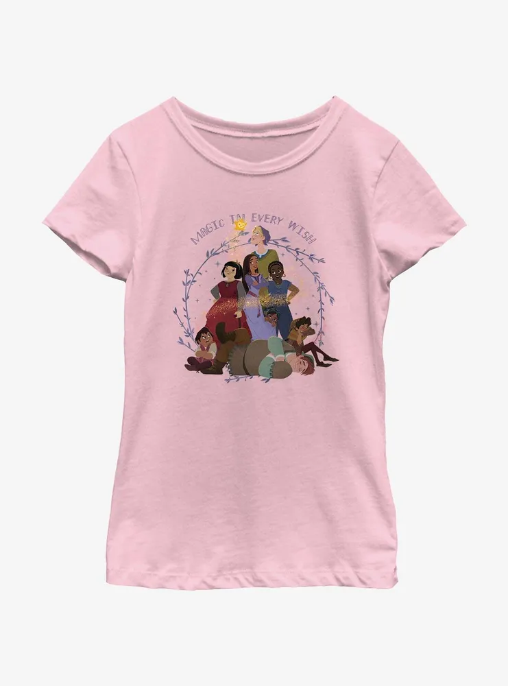 Disney Wish Magic Family Youth Girls T-Shirt