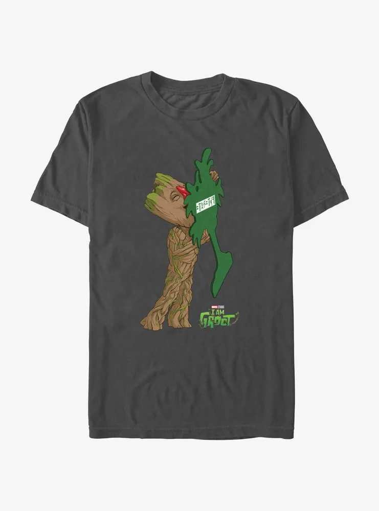 Marvel I Am Groot Pine Tree Car Freshener T-Shirt