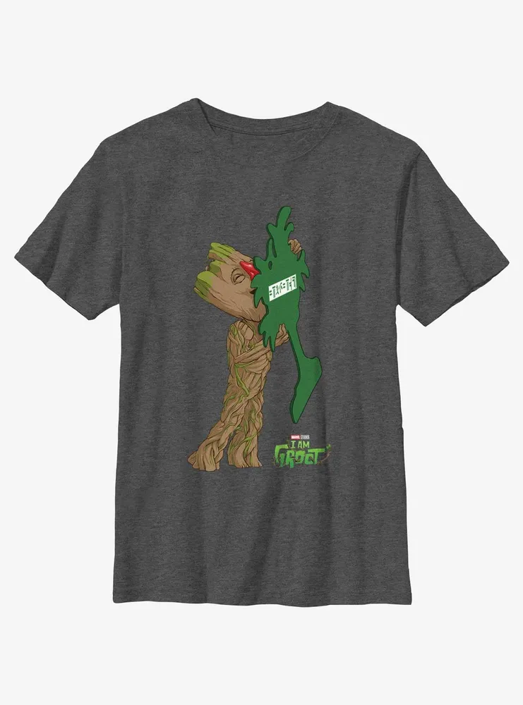 Marvel I Am Groot Pine Tree Car Freshener Youth T-Shirt
