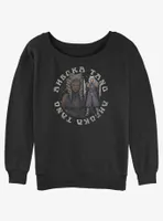 Star Wars Ahsoka Tano Badge Womens Slouchy Sweatshirt