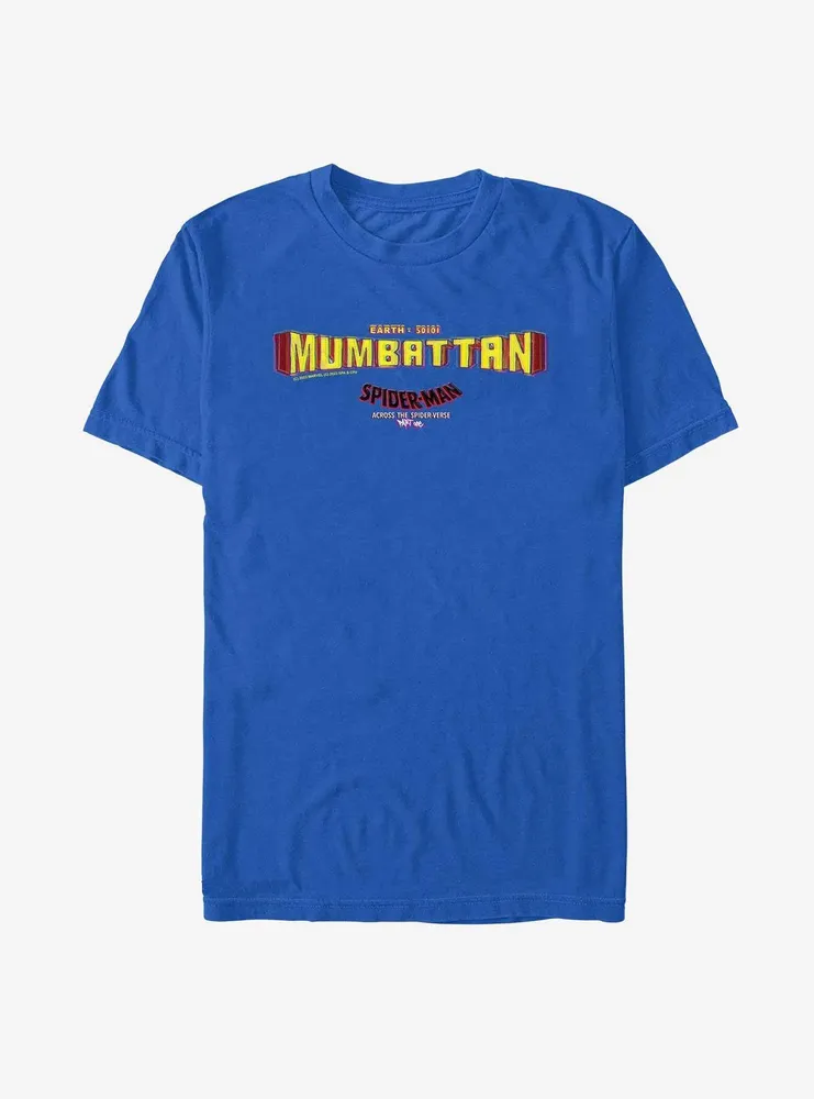 Marvel Spider-Man: Across The Spider-Verse Mumbattan Earth-50101 T-Shirt