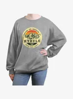 The Legend of Zelda Explore Hyrule Womens Oversized Sweatshirt