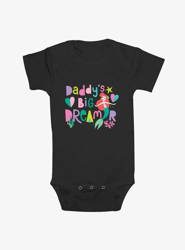 Disney The Little Mermaid Daddy's Big Dreamer Infant Bodysuit