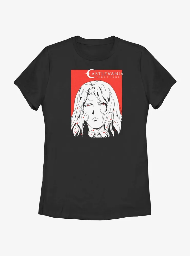 Castlevania: Nocturne Alucard Portrait Womens T-Shirt