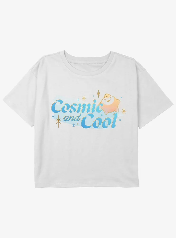 Disney Wish Cosmic And Cool Girls Youth Crop T-Shirt
