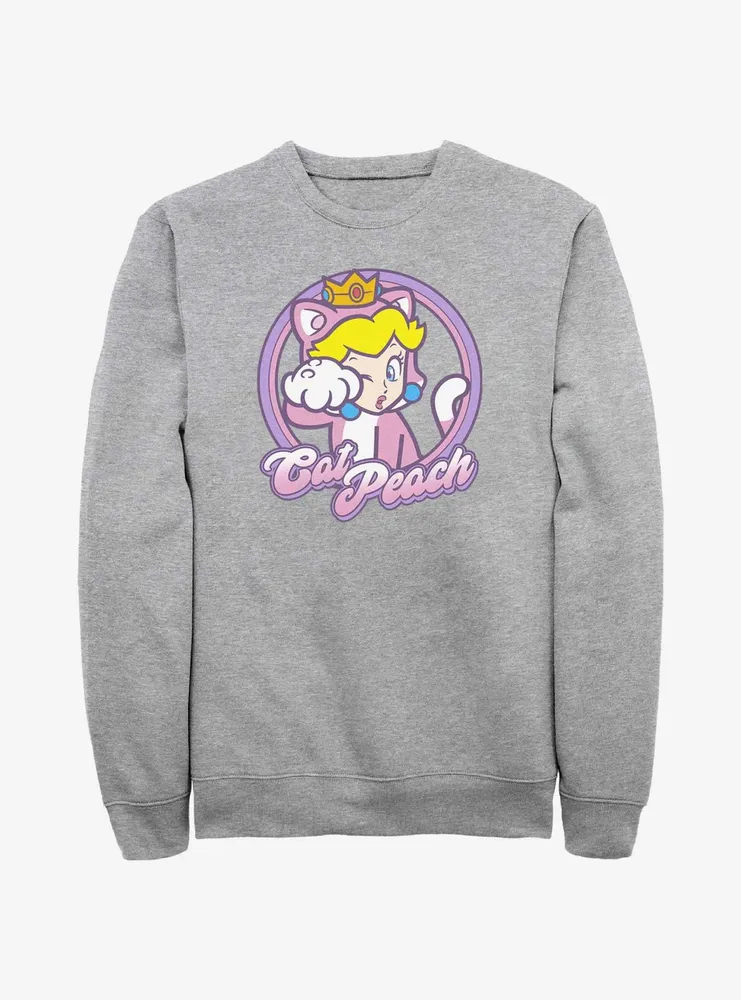 Mario Cat Princess Peach Sweatshirt