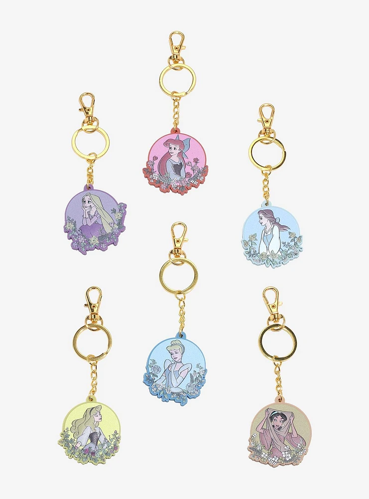 Disney Princess Floral Blind Box Keychain