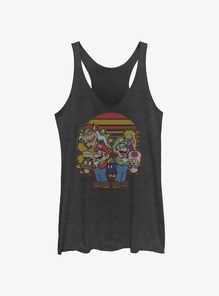 Nintendo Mario And Friends Womens Tank Top