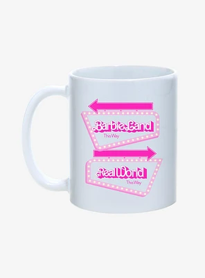 Barbie Barbieland Real World Signs Mug 11oz