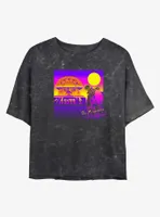 Disney The Emperor's New Groove Kuzco Kingdom Womens Mineral Wash Crop T-Shirt