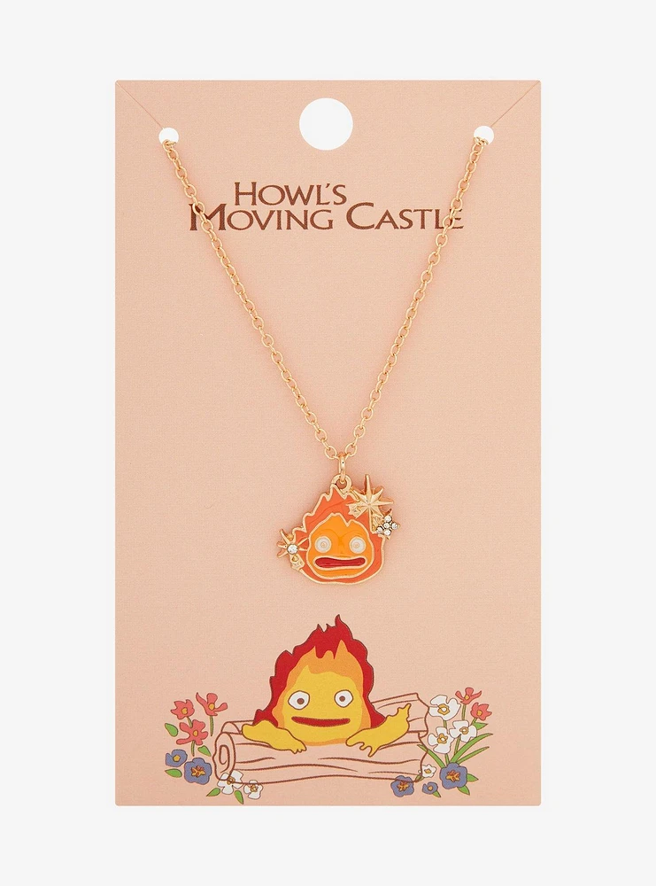 Studio Ghibli Howl's Moving Castle Calcifer Necklace - BoxLunch Exclusive