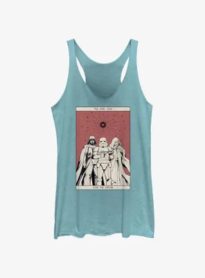 Star Wars The Dark Side Tarot Womens Tank Top