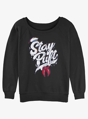 Ghostbusters Stay Puft Womens Slouchy Sweatshirt