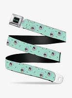Rick And Morty Rick Lollipop Pose Teal Youth Seatbelt Belt
