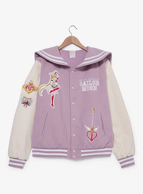 Pretty Guardian Sailor Moon Icons Women's Plus Varsity Jacket - BoxLunch Exclusive