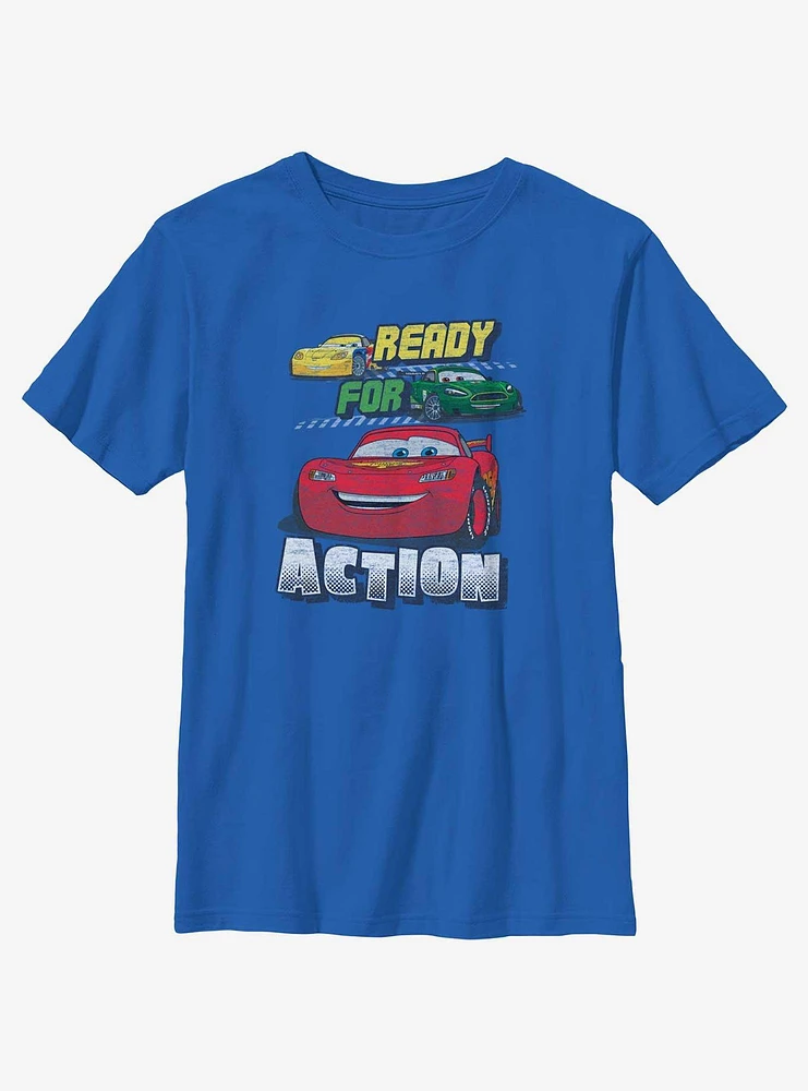 Disney Pixar Cars Action Vehicles Youth T-Shirt