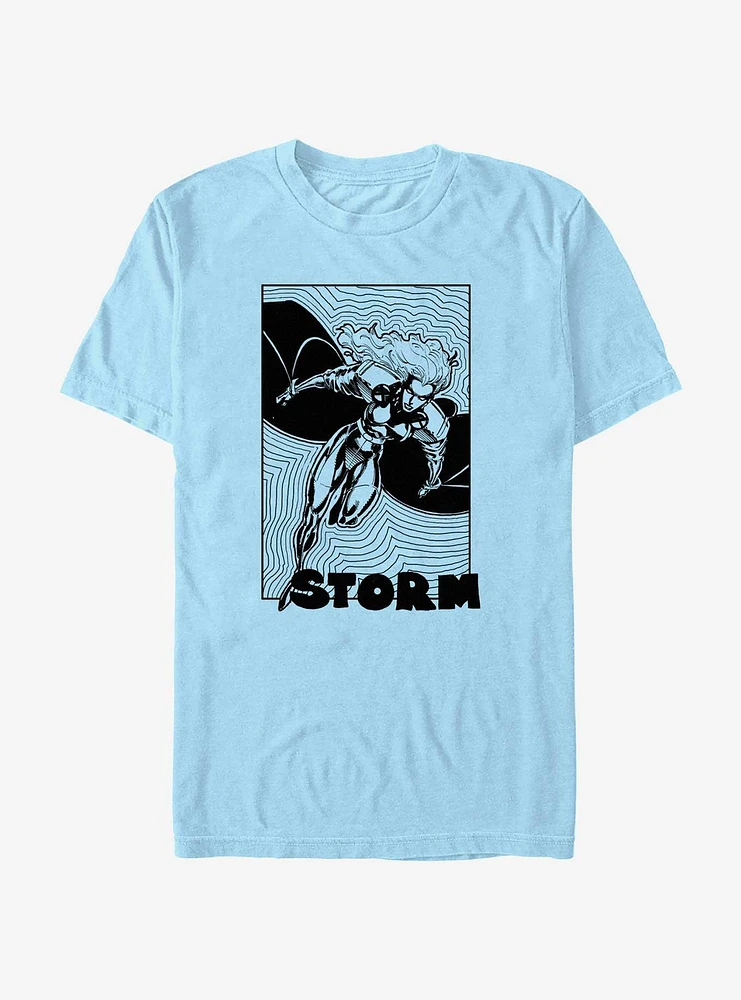Marvel X-Men Storm Outline Style T-Shirt