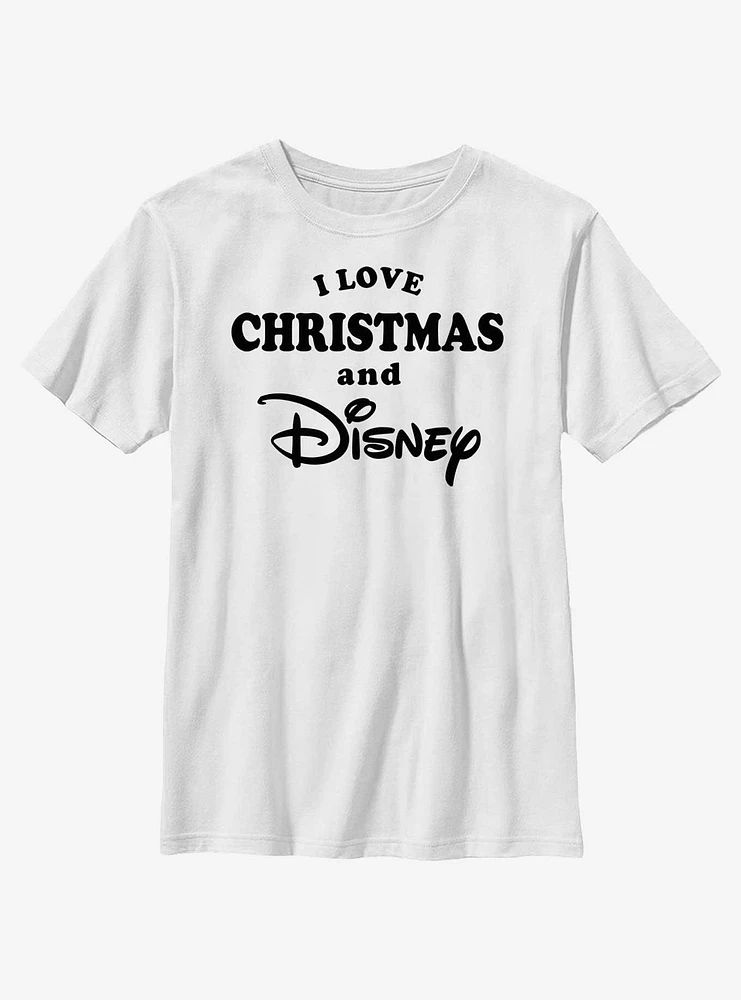 Disney I Love Christmas and Youth T-Shirt