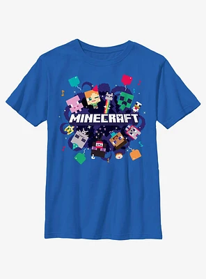 Minecraft Party Time Youth T-Shirt