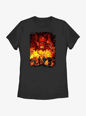 Marvel Fantastic Four Run For It Womens T-Shirt