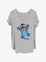 Disney Lilo & Stitch Stomp Womens T-Shirt Plus