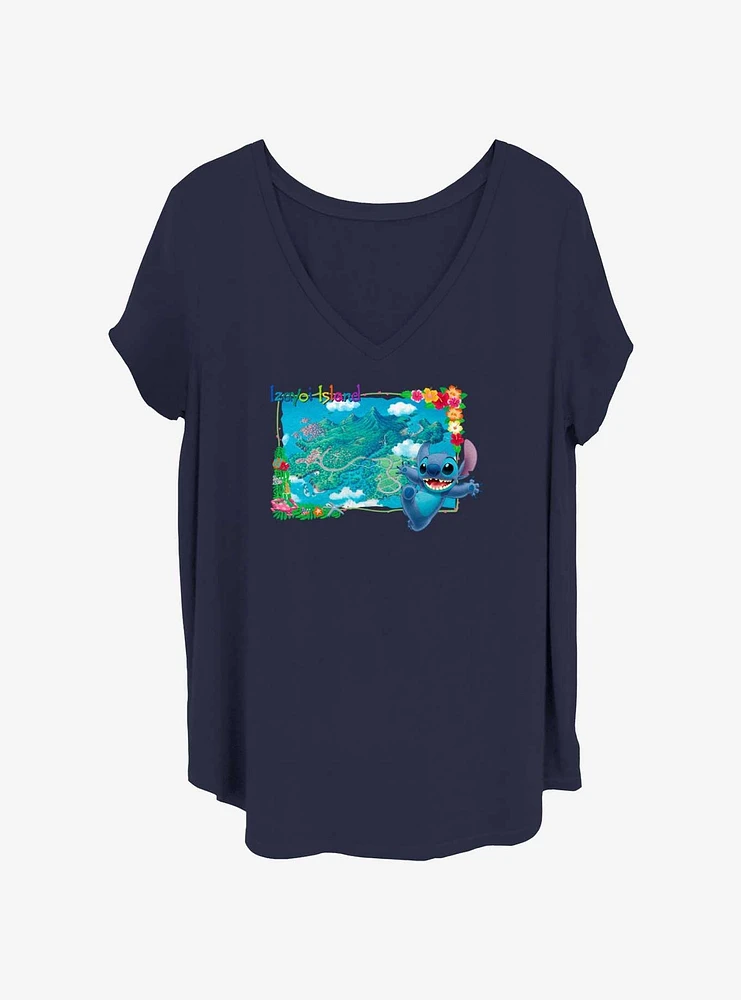 Disney Lilo & Stitch Izayoi Island Womens T-Shirt Plus