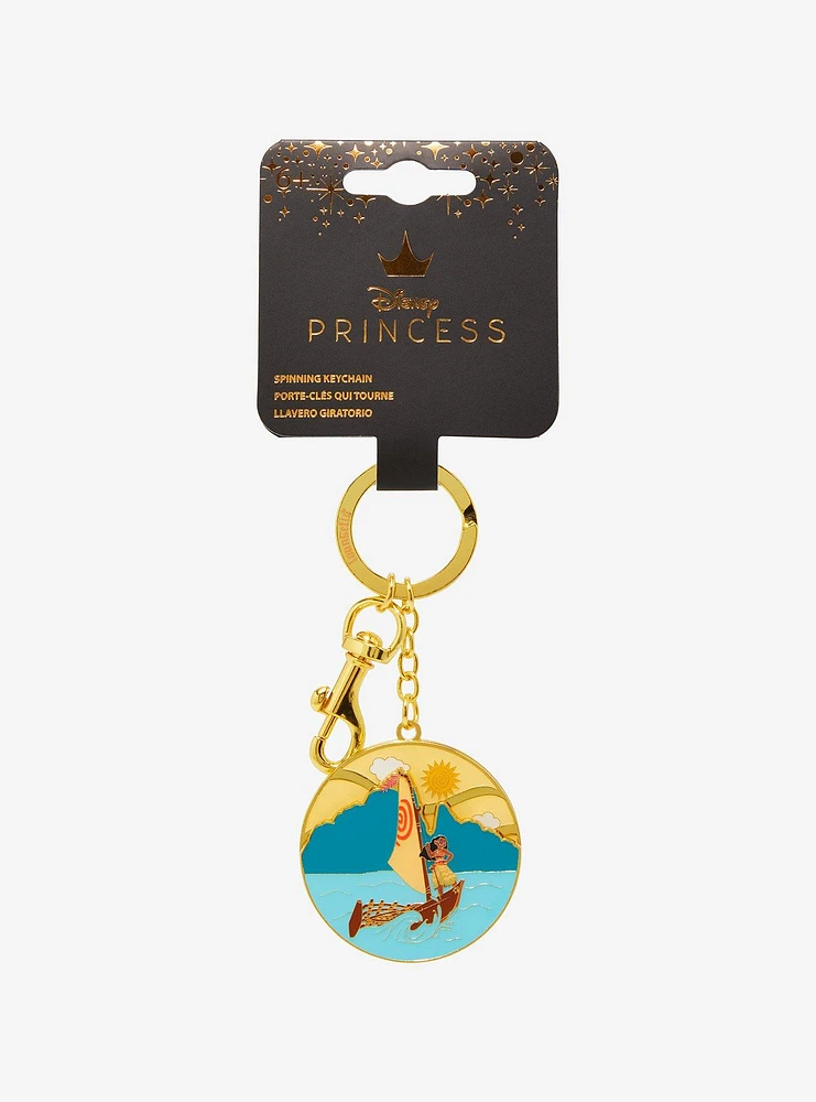 Loungefly Disney Moana Sailing Spinning Keychain - BoxLunch Exclusive