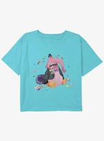 Disney Pixar Inside Out 2 Bing Bong Sweet Tears Girls Boxy Crop T-Shirt