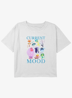 Disney Pixar Inside Out 2 Current Mood Girls Boxy Crop T-Shirt
