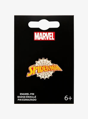 Loungefly Marvel Spider-Man Web Logo Enamel Pin - BoxLunch Exclusive