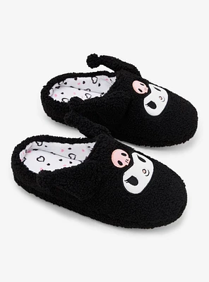 Sanrio Kuromi Figural Women's Sherpa Slippers — BoxLunch Exclusive