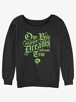 Disney Snow White & The Seven Dwarfs Sleeping Death Womens Slouchy Sweatshirt