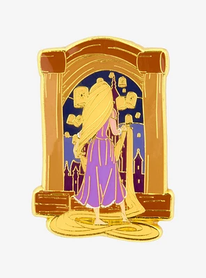 Loungefly Disney Tangled Rapunzel Window Enamel Pin — BoxLunch Exclusive