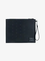 Loungefly Disney Mickey & Minnie Mouse Silhouette Allover Embossed Wristlet Pouch - BoxLunch Exclusive