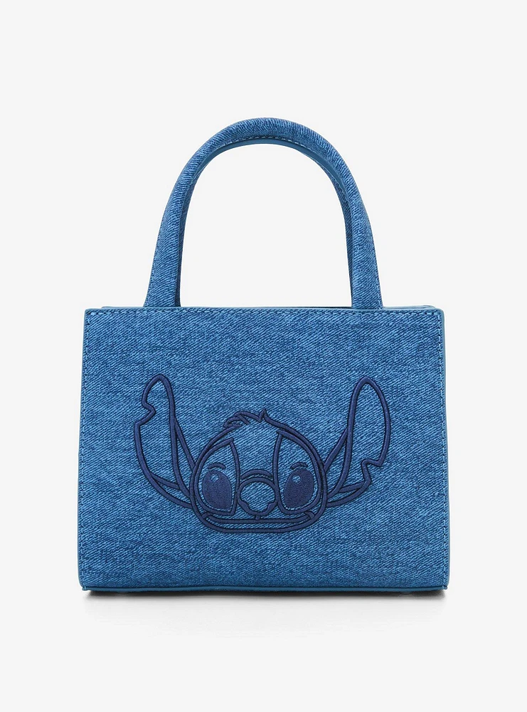 Loungefly Disney Lilo & Stitch Denim Stitch Crossbody Bag - BoxLunch Exclusive